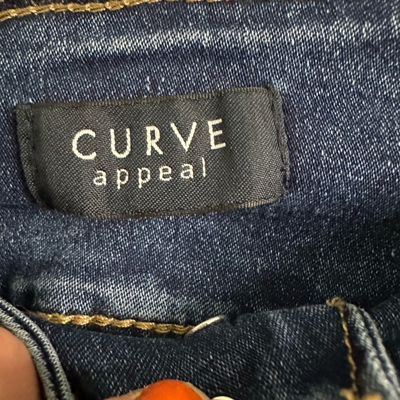 Women's Curve Appeal Blue Jeans size 12 - Picture 6 of 10